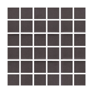 Unglazed - 1"x1", Black