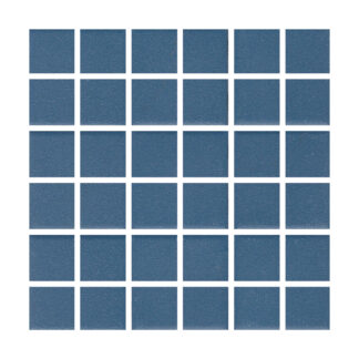 Unglazed - 1"x1", Cobalt Blue
