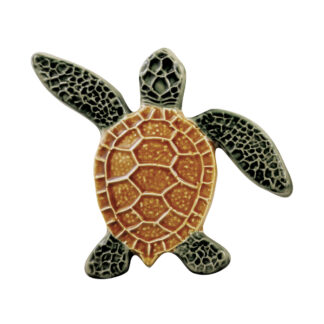 Turtle Pool Mosaic Accent - Left Flipper Up