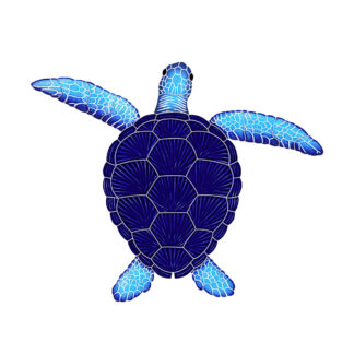 Loggerhead Turtle Mosaic