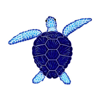 Loggerhead Turtle Mosaic