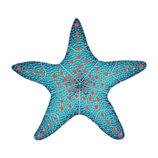 Starfish Pool Mosaic Accent