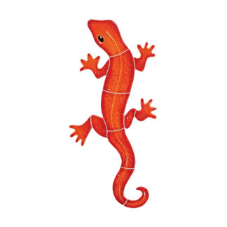 Geckos - 10"x5", Sunset Red